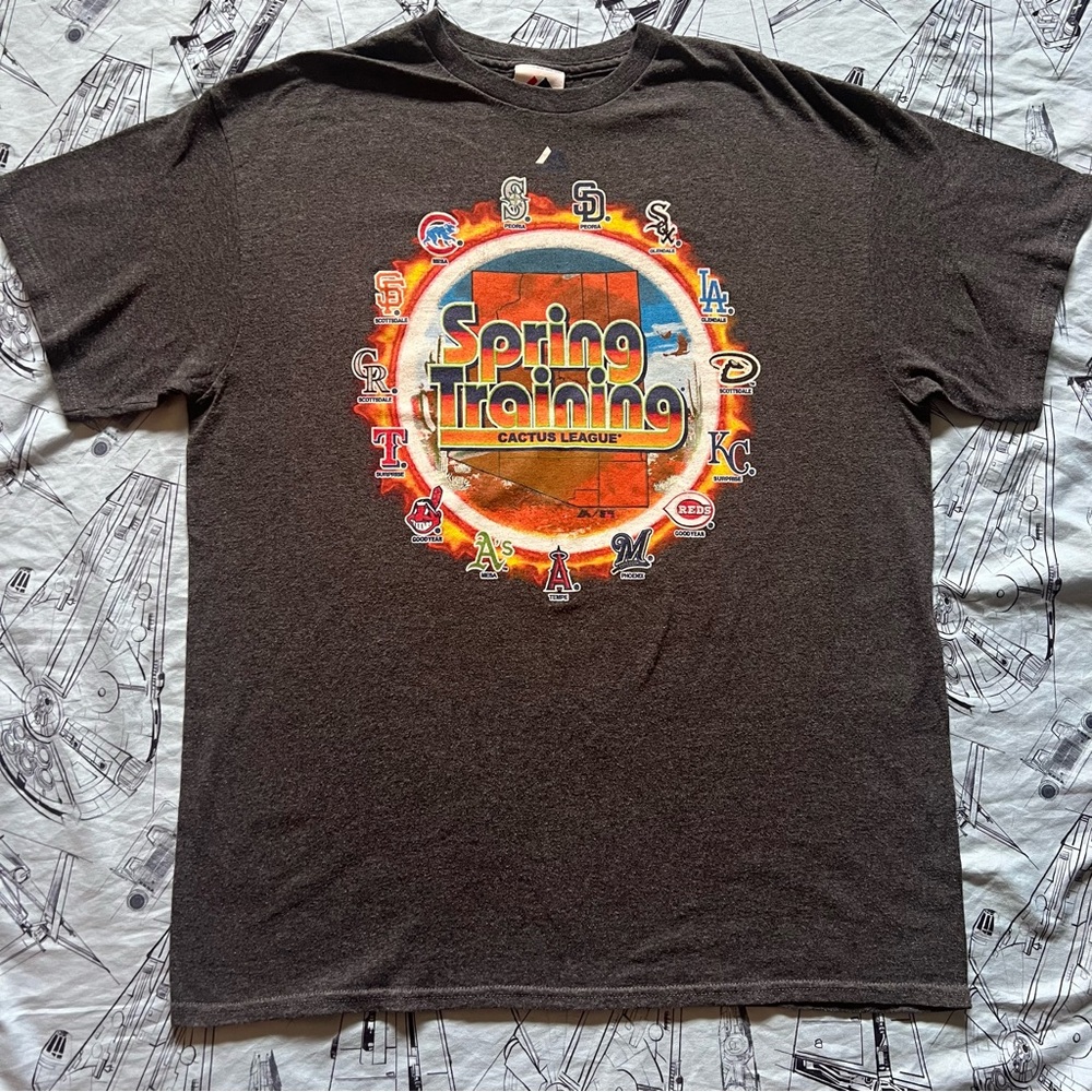 MLB Spring Training Cactus League Tee - Vintage Majestic T-Shirt